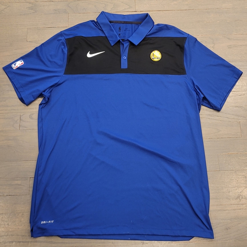 NBA Golden State Warriors Nike Dri-Fit Polo shirt, Size XL